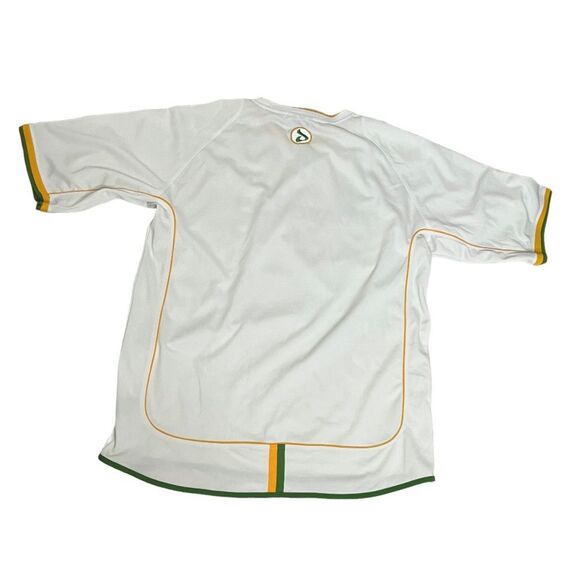 DAVOUCCI Collection 90s Spell Out Sports Jersey Shirt White Plus Size 3X - Picture 4 of 10